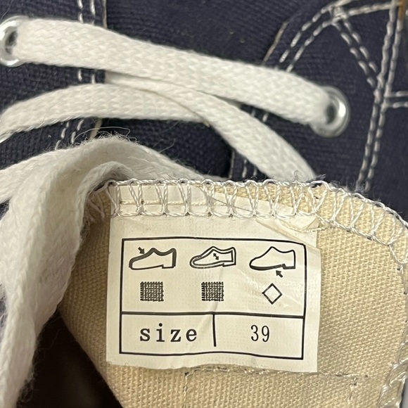 Women’s Victoria Tribu Basketball Sneakers - Navy & White, Size 39 (fits true) - Picture 7 of 8